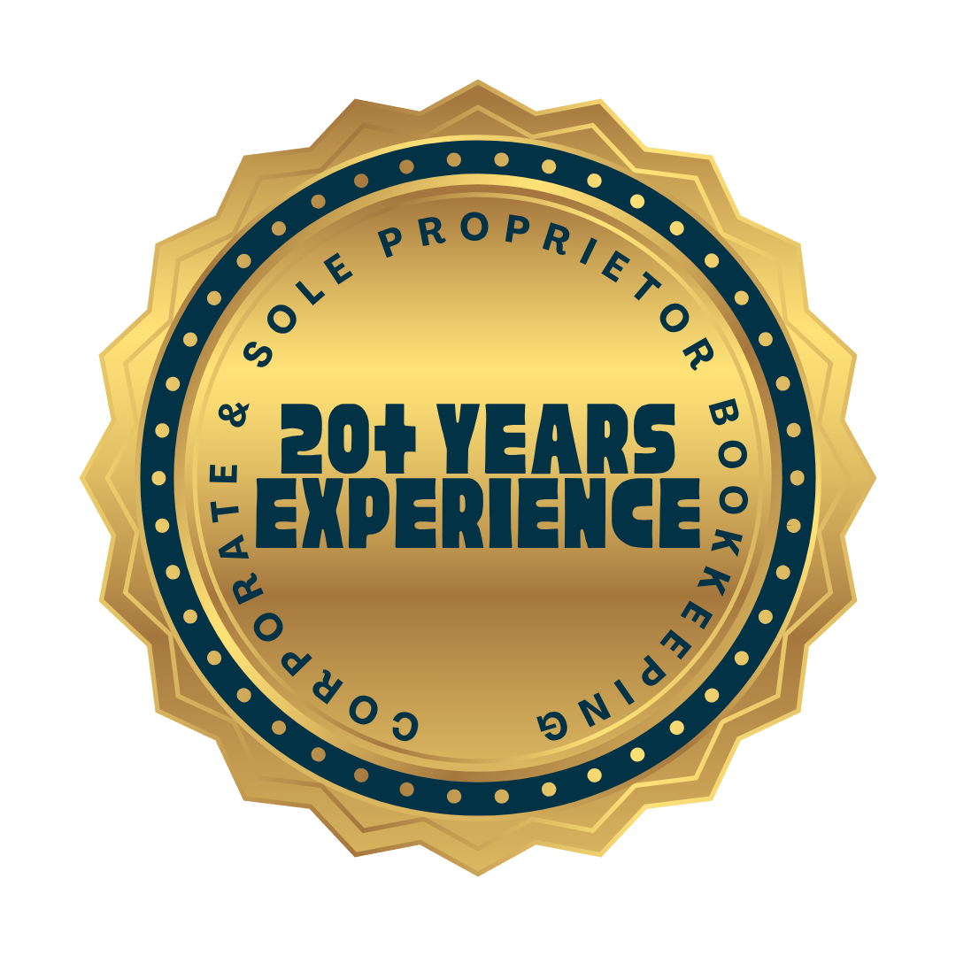 20+ years of bookkeeping experience